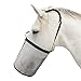 MIYABALA Horse Feed Bag, Nylon Mesh Grain Horse Feed Bucket with Adjustable Strap Comfortable Neck Pad Nose Pad and Waterproof Bottom (Grey 1P)