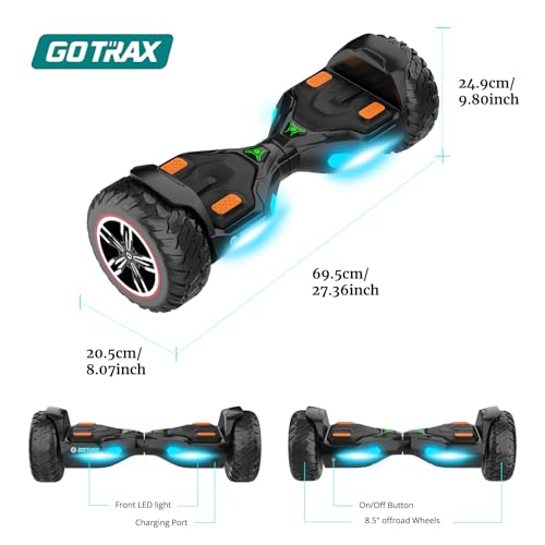 Gotrax COSMOS Hoverboard With 8.5 Inch All Terrain Offroad Tires thumb #6
