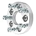 Torchbeam 4Pcs 5x4 to 5x4.5 Wheel Adapters 5x101.6 to 5x114.3, M12x1.5 Wheel Stud, 1