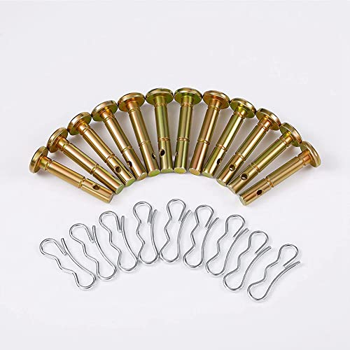 berjalan 40 Stück Scherstifte und Bolzenstifte 738-04124 und 714-04040 Set mit Scherenstiften und Federstift für Fliegenverriegelung