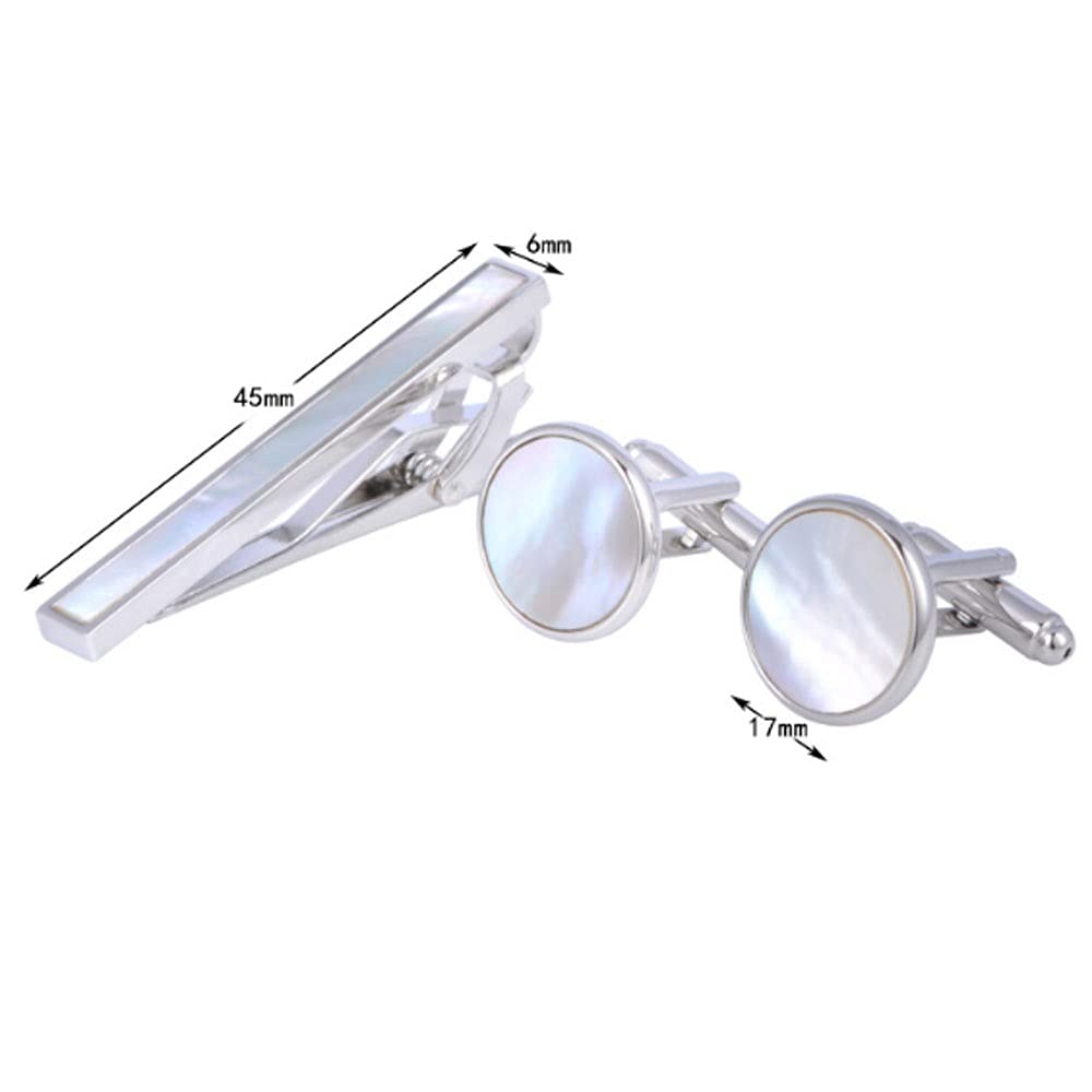 Set 4 Fermacravatta E Gemelli Uomo - Argento, Ferro E Lega, Eleganti E Pratici - Foto 7