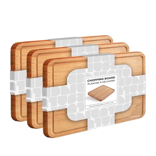 Planches à découper de qualité en bois de bambou durable et compatible couteaux