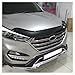Bonnet Protector for Hyundai Tucson (2016-2020) – Piano Black Bug Shield & Hood Deflector – Front Stone Guard Hood Cover