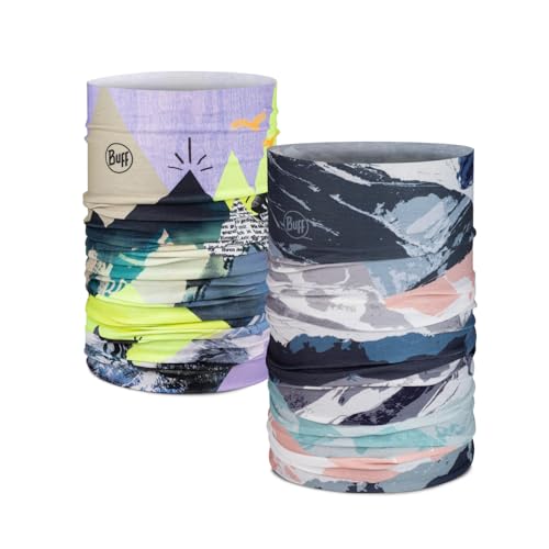 Tour de cou BUFF EcoStretch Darau et Onlar Multi pour adulte en lot de deux