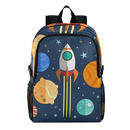 Sac à dos univers fusée léger imperméable cartable pliable enfant voyage Vnurnrn