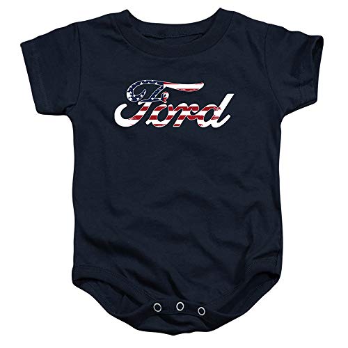 Ford Flag Logo Unisex Infant Snap Suit for Baby Boys and Girls