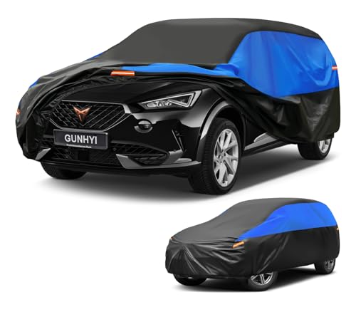 GUNHYI Autoabdeckung Winter Vollgarage Auto Abdeckplane Staubdicht Wasserdicht Autohülle Autoplane Car Cover