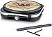 SEVERIN CM 2199 Crepiera elettrica XXL, Crepes maker con temperatura regolabile, piastra antiaderente removibile e spatola giracrepes inclusa, utile anche come piastra per pancake