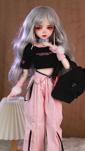 VLEYAN ̊֐ߐl` bjdh[ BJDDoll 1/3 h[ ō̃v[g, g56 cm, 胁CN (ǂ)