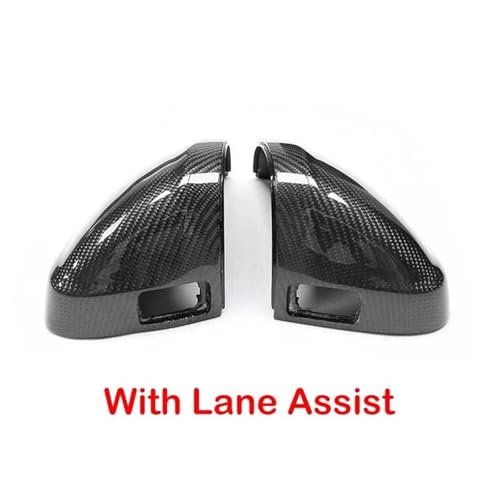 Coque rétroviseur carbone véritable pour Audi RS5 B9 avec capteur angle mort - 2