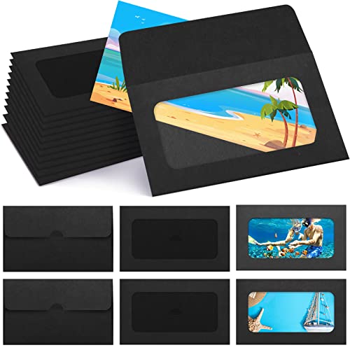 60 Pack Window Gift Card Envelopes Gift Card Sleeves Blank Gift Card Holders 3.9 X 2.4 Inch Envelopes For Gift Cards Greeting Card Mailing Envelopes(Kraft) #TOP2