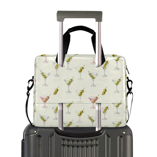 Funda para portátil 15.6 pulg con asa y correa beige miniatura 4