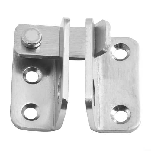 Verrou de porte en acier inoxydable - Installation sans perçage