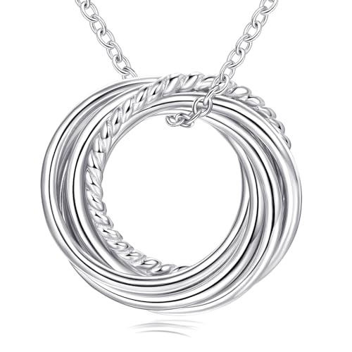 Annamate 60th Birthday Gifts for Women 925 Sterling Silver 6