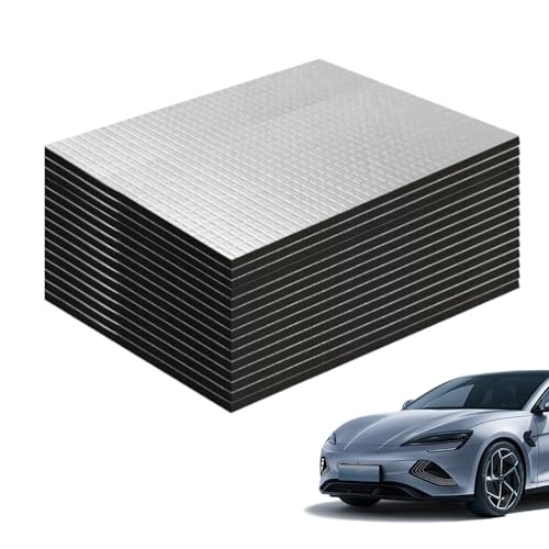 Zyiphor 15 Piezas Aislante Termico Autoadhesivo 250x180x5mm Aislante Acustico Coche, Insonorizacion Coche para Aislamiento Impermeables e Ignífugas