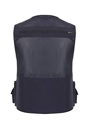 Image of Hbufnha Outdoor Fishing Hunting Vest Multi Pockets Work Cargo Jacket