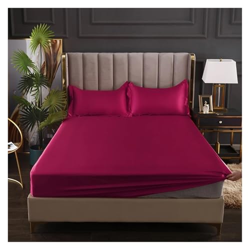 Drap de luxe en satin de soie glacée blanc 180x200cm douceur premium - 4
