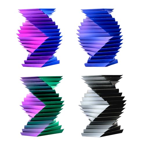 Image of ERYONE Matte PLA Filament Bundle, 1.75mm + /-0.03 mm, Matte Dual Color 3D Printer Filament 0.25kg /Spools, 4 Packs(2.2lbs), Black /White, Red Purple /Green, Pink /Blue, Blue /Purple