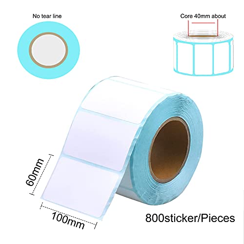 MHUI Etichetta Adesiva Termica Autoadesiva Bianca