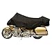 Dowco Guardian 05140 Travel Ready Water Resistant Reflective Premium Motorcycle Half Cover: Black, Large Touring