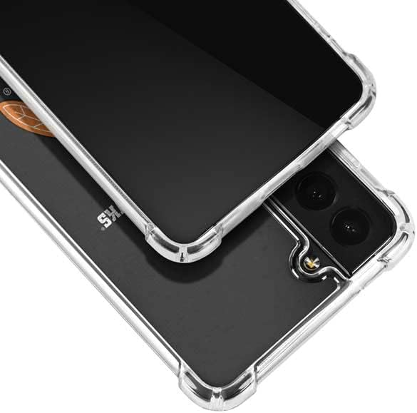 Skinit Clear Phone Case Compatible with Galaxy S22 Plus - Officially Licensed NHL Chicago Blackhawks Distressed Design