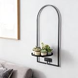 Élégant et pratique : le support mural pour plantes est idéal pour offrir aux amateurs de plantes, adapté pour une pendaison de crémaillère, un anniversaire ou d'autres occasions, alliant décoration élégante et praticité.
