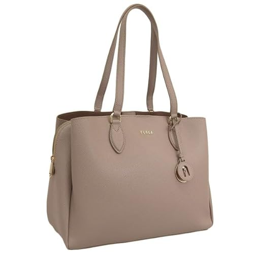 [フルラ] バッグ レディース トートバッグ アウトレット A4対応 ブランド レザー ミネルヴァ MINERVA TOTE L BAG WB00445 (STUCCOGRAY/グレー) [並行輸入品]