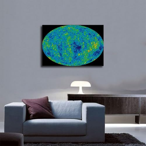 Fond cosmique micro-ondes WCYB cadre de suspension 50x76cm