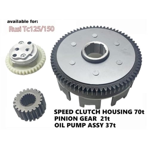 Cesta de embrague para TC150 que soluciona los patinados de marchas con su kit metálico de 3 piezas 2