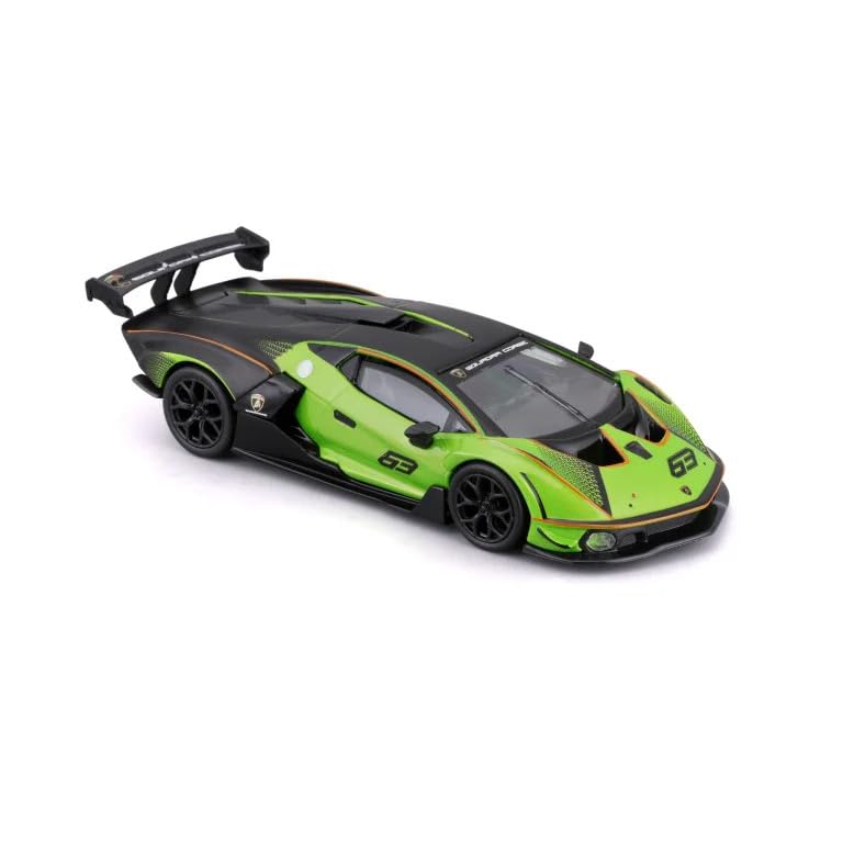 Lamborghini Essenza SCV12 a escala 1:32 Bburago verde miniatura 3