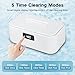 Dental Ultrasonic Retainer Cleaner, Retainer Cleaner for Dentures,Mouth Guard,Jewelry,Eyeglasses,Toothbrush Heads,Ultrasonic Dentures Cleaner with 4UV-C,49kHz Professional Ultrasonic Cleaner Machine