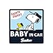 スヌーピーコラボ サインマグネット BABY IN CAR ヤクルトスワローズ