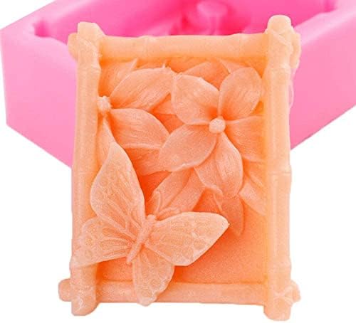 3D Handmade Soap Making Mold Butterfly Fondant Silicone Molds Chocolate Candy Sugarcraft Mould Flower Gumpaste Tools