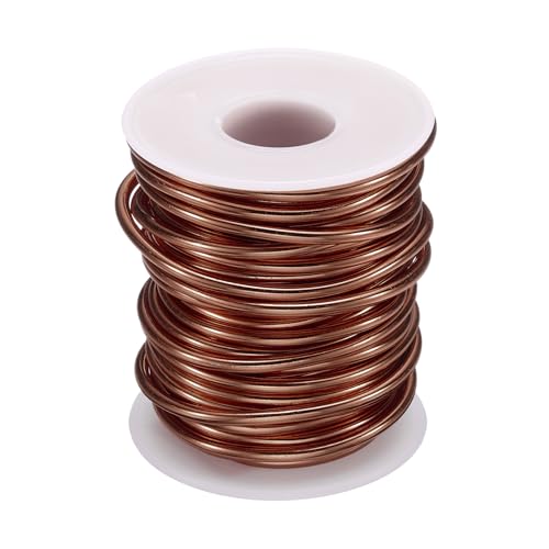 HARFINGTON Bonsai Wire Anodized Aluminum Training Wire Roll 3mm/9 Gauge 33ft Length Bendable Bonsai...