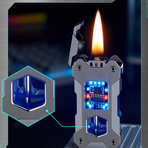 Encendedor sensor gravedad recargable de queroseno miniatura 4