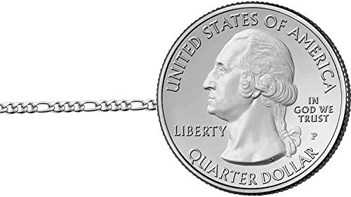 Savlano 925 Sterling Silver 1.5mm Italian Solid Figaro Link Chain Necklace Comes With a Gift Box for Men & Women - Made in Italy3