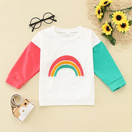 Toddler Kids Baby Boys Girls Hoodies Crewneck Pullover Sweatshirt Solid Color Tops Warm Fall Winter Clothes2