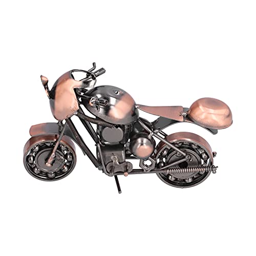 Modelo de motocicleta Sunicon, modelo de motocicleta de ferro vintage com roda dentada de metal retr