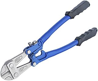 RUR-MEL 14-Inch Heavy Duty Bolt Cutter - T8 alloy steel jaws, Bi-Material Handle