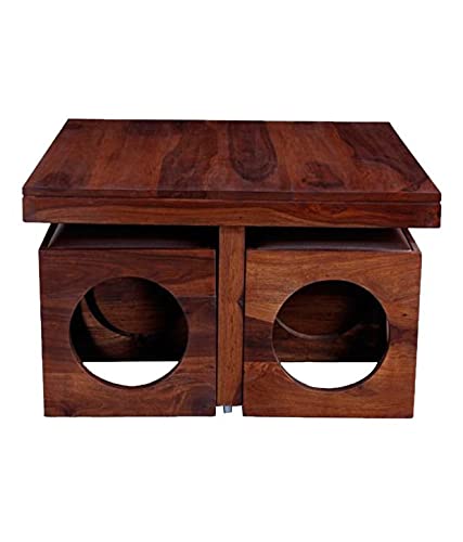 Image of Custom Decor Coffee Tables (Art Deco, 4 Stools)