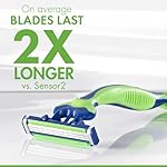 Gillette Sensor3 Sensitive Men's Disposable Razor, 4 Razors - Image 2