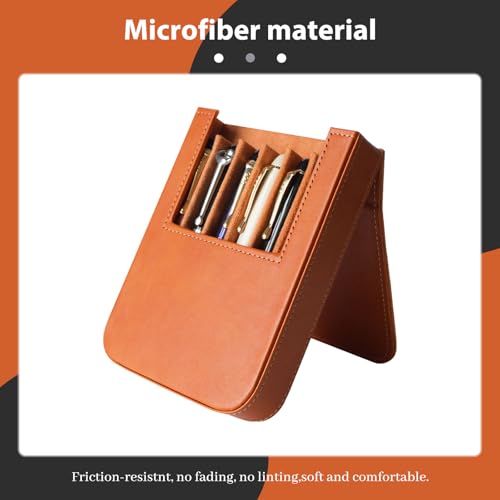 MIVLXLX 6 Slot Fountain Pen Case, Handmade Magnetic,Christmas Gift (brown) by MIVLXLX - Image 3
