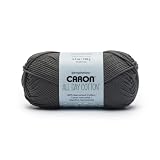 Caron Bawełna na cały dzień - 3 opakowania 173 jardów / 99 g szara 100% merceryzowana przędza bawełniana