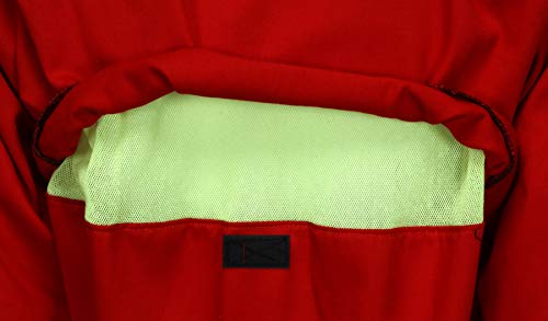 Image of MCR Safety Summit Breeze Flame Resistant FR Coveralls, 7 oz Cotton, Work Coveralls, Red, 38 Tall