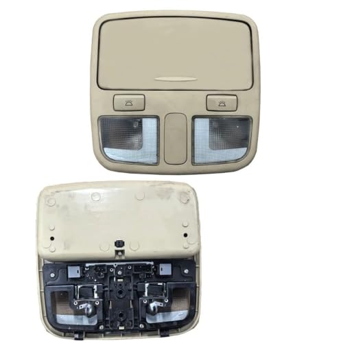 Luz techo interior coche para Hyundai Sonata 2009 consola superior beige con lámpara de lectura
