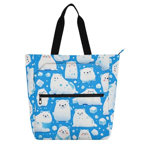Bolsa de mano para libros de piano con dibujos de animales para niños y adultos en color azul