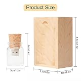 LEIZHAN silikonowa butelka z pendrive pendrive z pudełkiem 32 GB, prezent dla studentów, rodzin i dzieci (32 GB, butelka z pudełkiem)