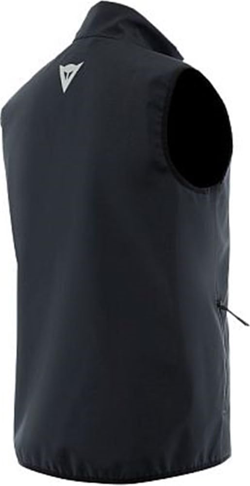 Dainese - No Wind Thermo Vest, Gilet Termico Antivento, Traspirante, Layer Smanicato per Moto, Man, Nero, L