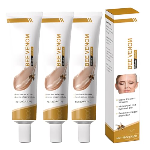 Teegxddy 3 PCS Crema Antiarrugas Reafirmante para Cara y Cuello,Hidratante Antiedad Natural para Mujer y Hombre,crema hidratante facial mujer,Todo Tipo de Piel