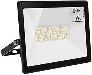 Maclean MCE520 NW Profesjonalny Halogen 1600lm 20W, Uniwersalna Lampa LED o Naturalnej Bieli, Naświetlacz LED Idealny do Ogrodu, Energooszczędny Reflektor do Oświetlania Garażu, Łatwy Montaż